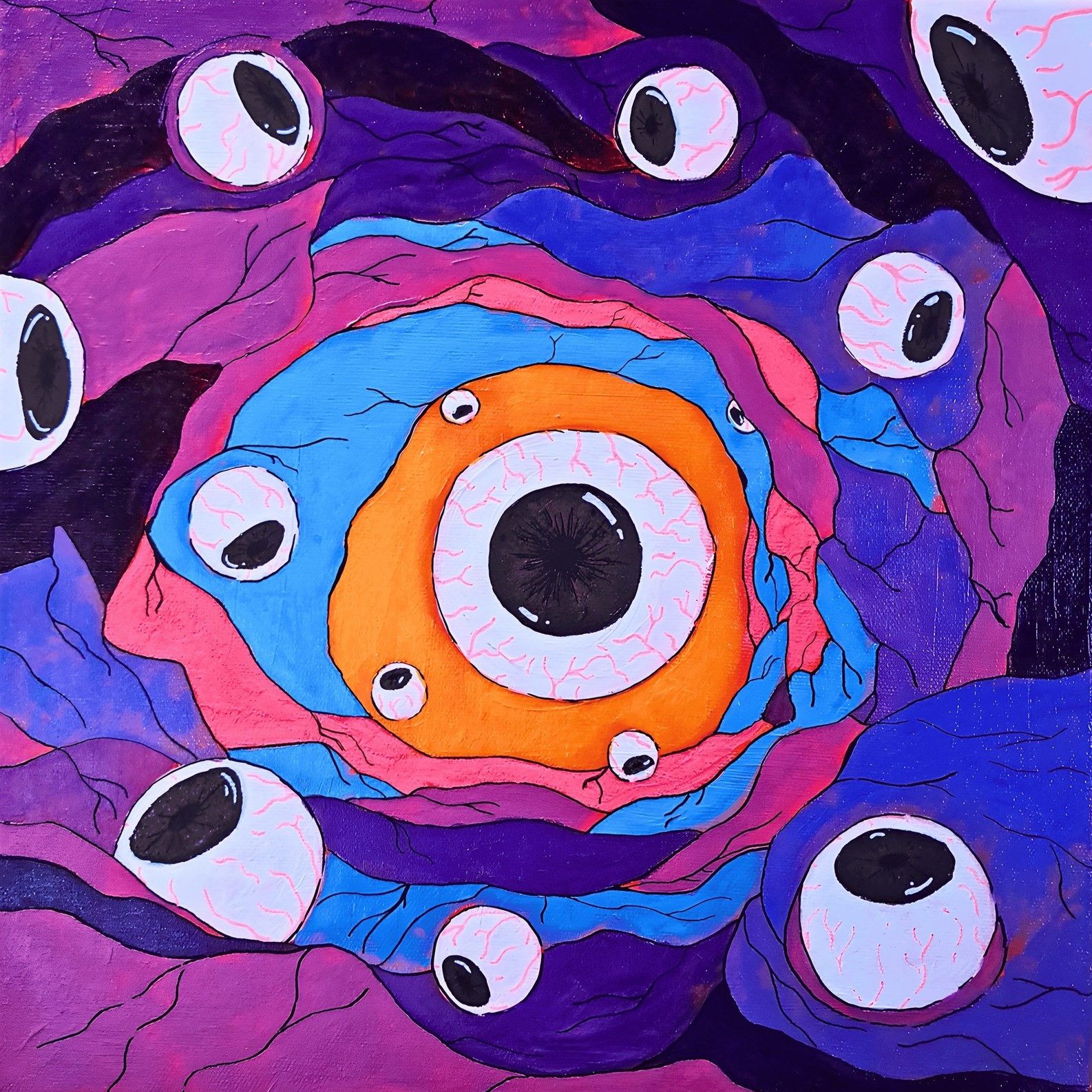 1984, Iraya, 2026. Acrylic on canvas.