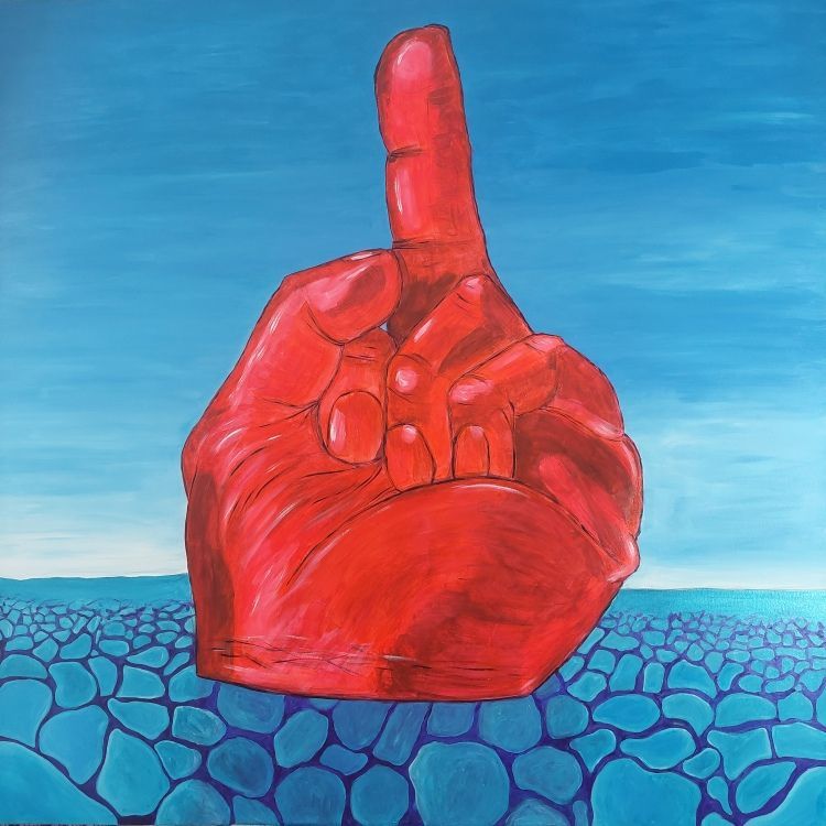 Eris, Iraya, 2024. Acrylic on canvas.